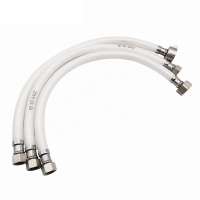 CE White PVC Nylon Brass Nuts Reinforced Plastic Tube Braided Flexible Hose pvc